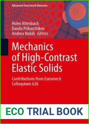 Mechanics of High-Contrast Elastic Solids: Contributions from Euromech Colloquium 626 (Advanced Structured Materials, 187)
