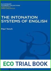 The Intonation Systems of English (Linguistics: Bloomsbury Academic Collections)