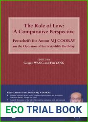 The Rule of Law: A Comparative Perspective: Festschrift for Anton MJ COORAY on the Occasion of his Sixty-fifth Birthday