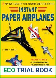 Instant Paper Airplanes Ebook: 12 Printable Airplanes You Tape Together and Fly!
