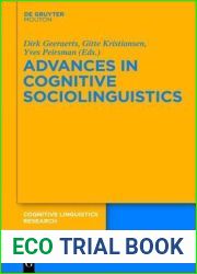 Advances in Cognitive Sociolinguistics (Cognitive Linguistics Research [CLR], 45)