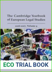The Cambridge Yearbook Of European Legal Studies, Volume 9: 2006-2007