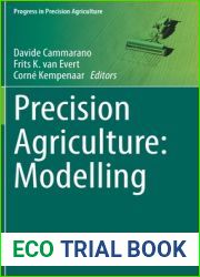 Precision Agriculture: Modelling (Progress in Precision Agriculture)