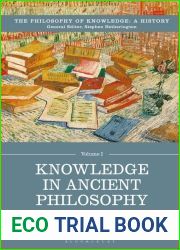 Knowledge in Ancient Philosophy
