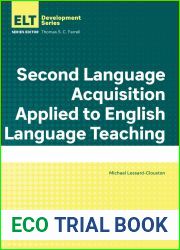 Second Language Acquisition Applied to English Language Teaching (English Language Teacher Development)