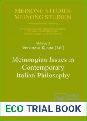 Meinongian Issues in Contemporary Italian Philosophy (Meinong Studies Meinong Studien, 2)