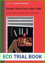 Europe Thirty Years After 1989