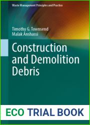 Construction and Demolition Debris