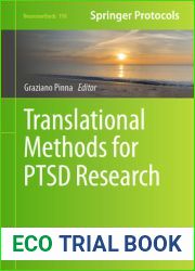 Translational Methods for PTSD Research (Neuromethods Book 198)