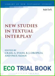 New Studies in Textual Interplay (The Library of New Testament Studies, 632)