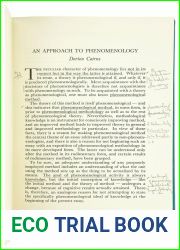 Philosophical Essays in Memory of Edmund Husserl