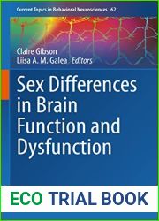 Sex Differences in Brain Function and Dysfunction (Current Topics in Behavioral Neurosciences Book 62)