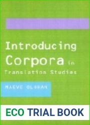 Introducing Corpora in Translation Studies