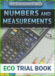 Numbers and Measurements
