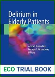 Delirium in Elderly Patients