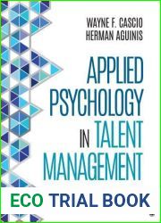 Applied Psychology in Talent Management