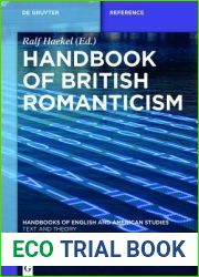 Handbook of British Romanticism (Handbooks of English and American Studies, 6)