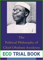 The Political Philosophy of Chief Obafemi Awolowo