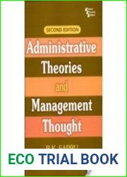 Administrative Theories and Management Thought