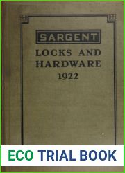 Sargent Locks and Hardware 1922 Catalog