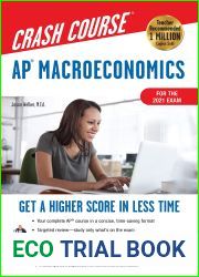 AP(R) Macroeconomics Crash Course, For the 2021 Exam, Book + Online: Get a Higher Score in Less Time (Advanced Placement (AP) Crash Course)