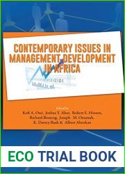 Contemporary Issues in Management Development in Africa