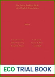 Joshua According to the Syriac: Peshitta Version With English Translation