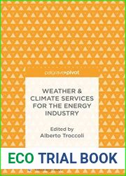 Weather and Climate Services for the Energy Industry