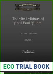 The Ain I Akbari of Abul Fazl ‘Allami (Vol 1): Text and Translation (Kiraz Chronicles Archive)