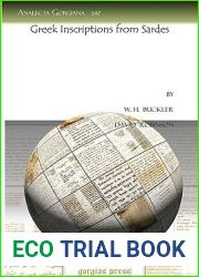 Greek Inscriptions from Sardes (Analecta Gorgiana)