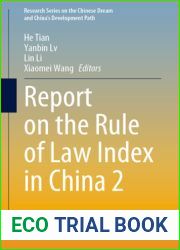 Report on the Rule of Law Index in China 2 (Research Series on the Chinese Dream and China|s Development Path)