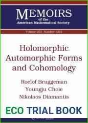 Holomorphic Automorphic Forms and Cohomology (Memoirs of the American Mathematical Society)