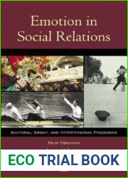 Emotion in Social Relations