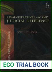 Administrative Law and Judicial Deference (Hart Studies in Comparative Public Law)