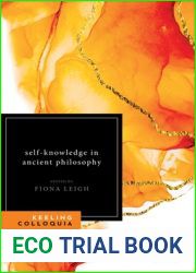 Self-Knowledge in Ancient Philosophy: The Eighth Keeling Colloquium in Ancient Philosophy