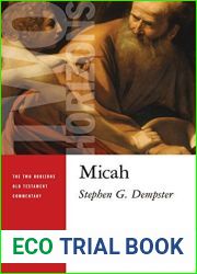 Micah (The Two Horizons Old Testament Commentary (THOTC))