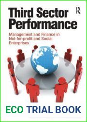 Third Sector Performance: Management and Finance in Not-For-Profit and Social Enterprises