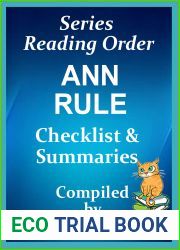 Ann Rule: Series Reading Order - with Summaries Checklist