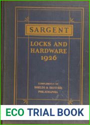 Sargent Locks and Hardware Catalog 1926
