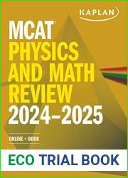 MCAT Physics and Math Review 2024-2025: Online + Book (Kaplan Test Prep)