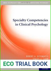 Specialty Competencies in Clinical Psychology (Specialty Competencies in Professional Psychology)
