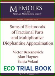 Sums of Reciprocals of Fractional Parts and Multiplicative Diophantine Approximation (Memoirs of the American Mathematical Society, January 2020, 263-1276)