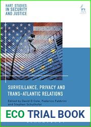 Surveillance, Privacy and Trans-Atlantic Relations (Hart Studies in Security and Justice)