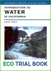 Introduction to Water in California