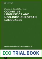 Cognitive Linguistics and Non-Indo-European Languages (Cognitive Linguistics Research [CLR], 18)