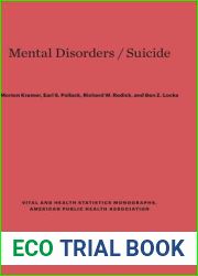 Mental Disorders Suicide (Vital and Health Statistics Monographs, American Public Health Association, 13)
