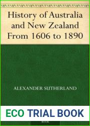 History of Australia and New Zealand From 1606 to 1890