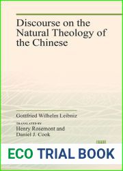 Discourse on the Natural Theology of the Chinese (Monograph of the Society for Asian and Comparative Philosophy 4)