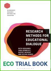 Research Methods for Educational Dialogue (Bloomsbury Research Methods for Education)