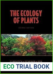 The Ecology of Plants